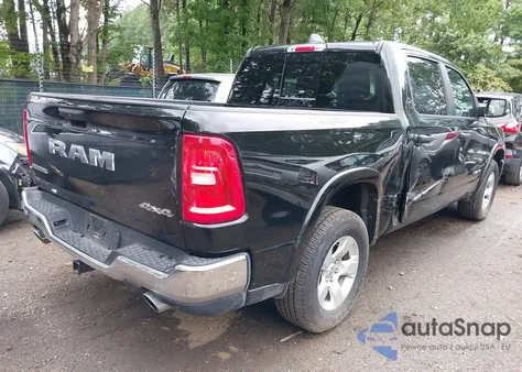 2025 Ram 1500 Big Horn 4X4 5'7 Box from USA, damaged, VIN 1C6SRFFP6SN581376